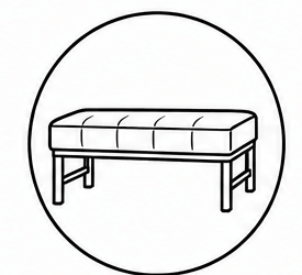 Commercial bench upholstery in Sarasota, FL