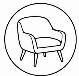 Lounge chair reupholstery in Sarasota, FL