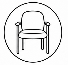 Reception chair upholstery in Sarasota, FL